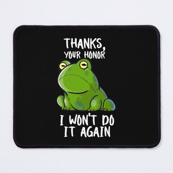 Item preview, Ungovernable frog says it won't happen again (US Spelling) designed and sold by messy-nessie.