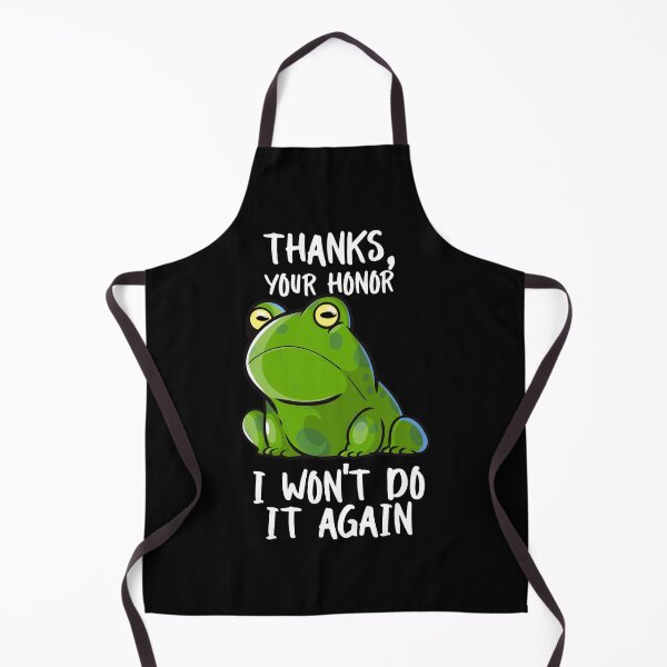 Artikelvorschau, Unregierbarer Frosch sagt, es wird nicht wieder passieren (US-Schreibweise) entworfen und verkauft von messy-nessie.