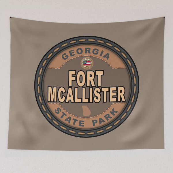 Item preview, Fort McAllister State Park Georgia stitching effect designed and sold by studioss76.