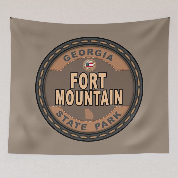 Item preview, Fort Mountain State Park Georgia stitching effect designed and sold by studioss76.