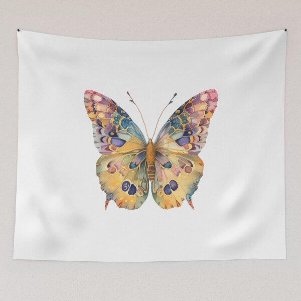 Item preview, Colorful butterfly with detailed patterns designed and sold by Virginiia89.