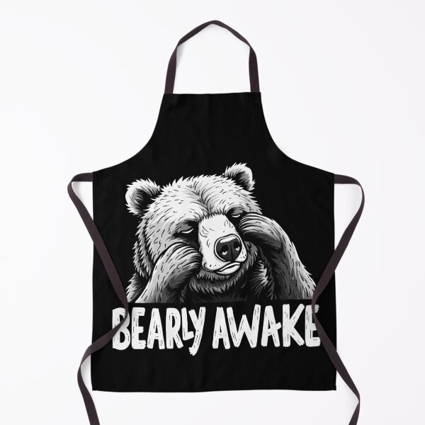 Item preview, Bearly Awake Funny Sleepy Bear designed and sold by Monochromaniaus.