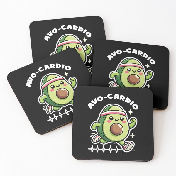 Item preview, Avo-Cardio – Funny Cardio Avocado Running Workout Pun designed and sold by chantastical.