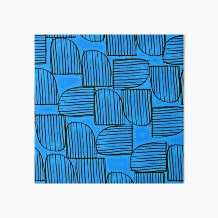Item preview, Mid-Century Modern 1950's Blue Abstract Design Pattern designed and sold by DEC02.