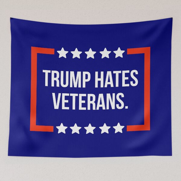 Item preview, Trump hates veterans  designed and sold by Rachel the Artist .