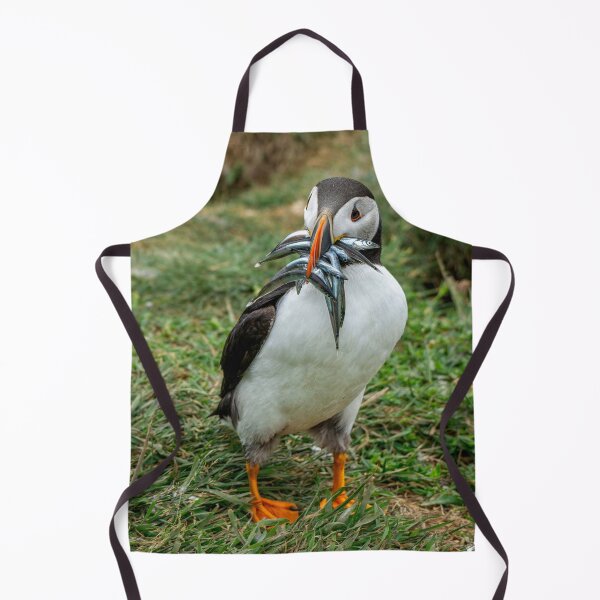 Item preview, Puffin with Sand Eels designed and sold by Lakadaisy.