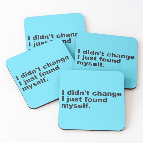 Item preview, Motivational Quote | I Didn't Change I Just Found Myself -  designed and sold by PurpleLoveStore.