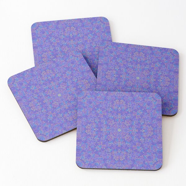 Aperçu de l'œuvre Mandala abstrait violet créée et vendue par Josephine Ethereal.