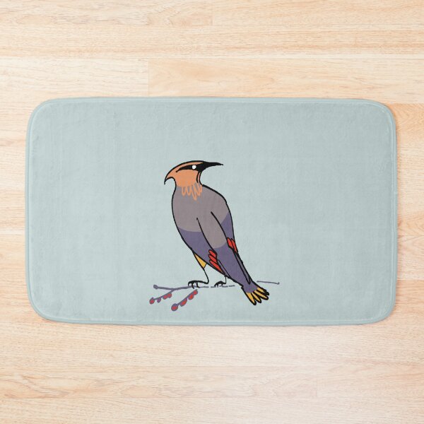 Item preview, Cedar Waxwing illustration designed and sold by corkwas-here.