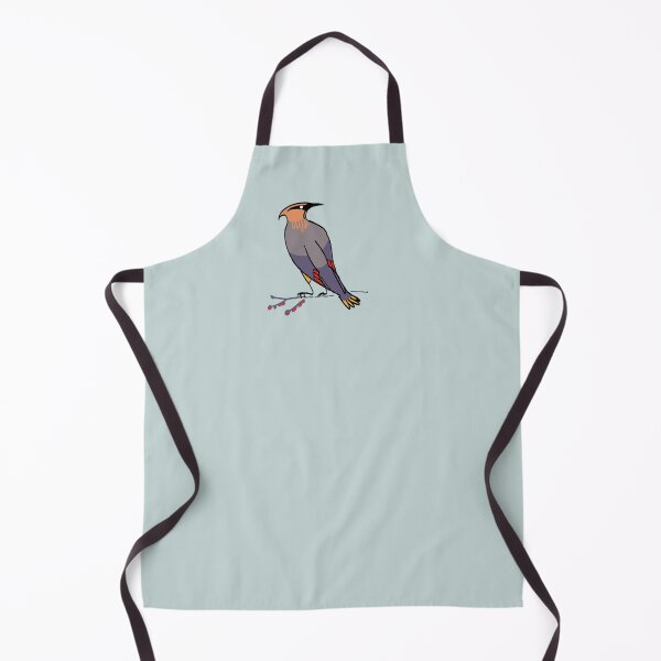 Item preview, Cedar Waxwing illustration designed and sold by corkwas-here.
