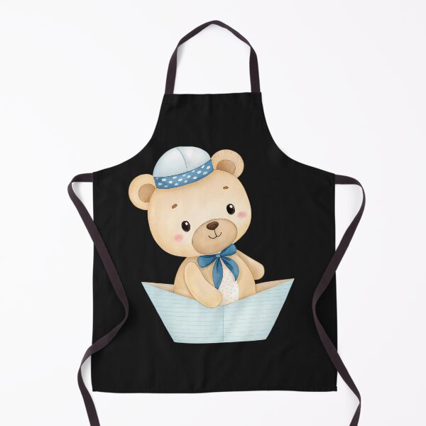 Item preview, A0815-30 Seaside Teddy & Ducklings designed and sold by angieart68.