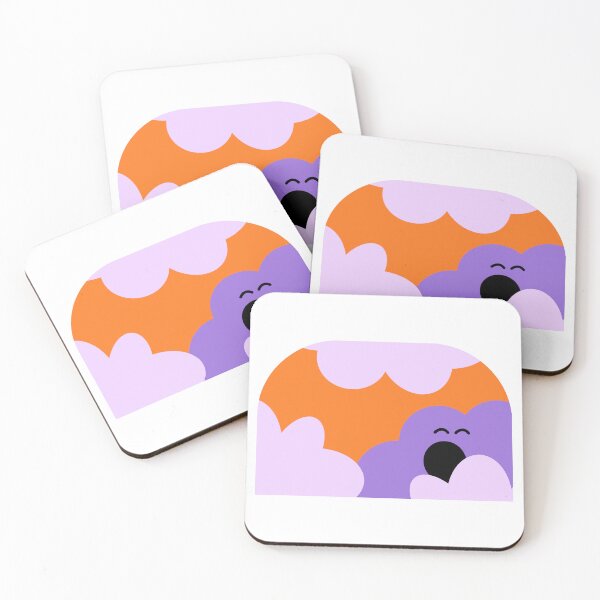 Item preview, Yawning Sleepy Purple Cloud Person designed and sold by WokeBespoke.