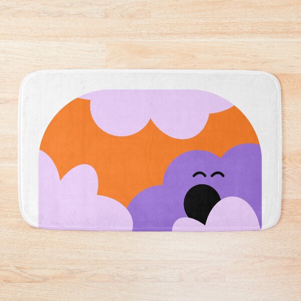 Item preview, Yawning Sleepy Purple Cloud Person designed and sold by WokeBespoke.