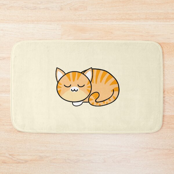 Item preview, Orange Striped Kitty designed and sold by NotARealGrownUp.