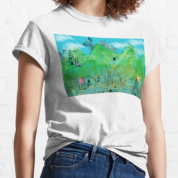 Vista previa del artículo con la obra «Mariposas Jurásicas en Barcelona», diseñado y vendido por surlycakes.