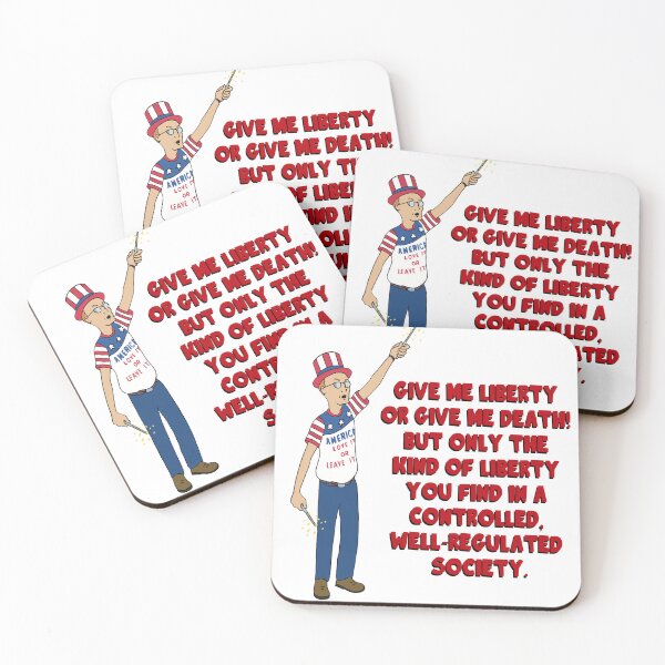 Item preview, Give Me Liberty Or Give Me Death! designed and sold by B-and-E.