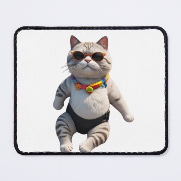 Item preview, Cat Chilling in a black Speedo! designed and sold by Ink And Inspire.