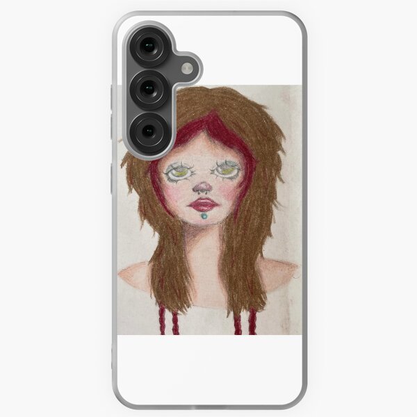 Item preview, Brown Haired Girl with Red Braids designed and sold by littlem00nlamb.