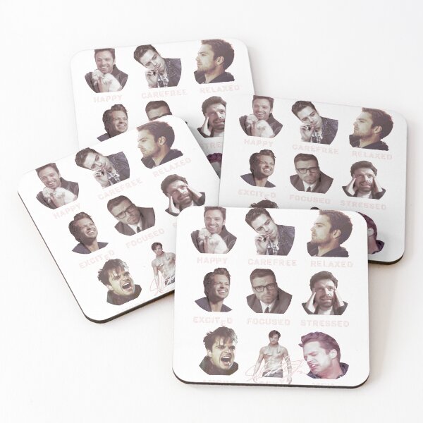 Item preview, Sebastian Stan - Funny Feelings - Bucky Barnes designed and sold by Georginauncan.