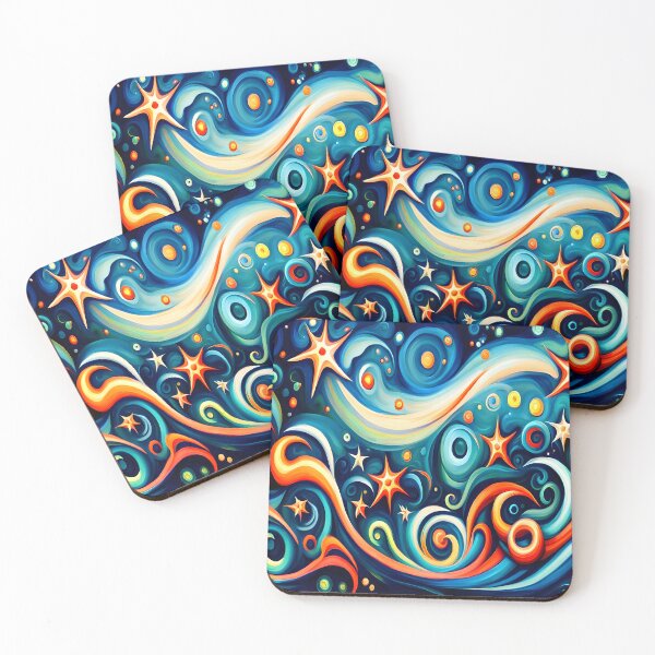 Item preview, Abstract Starry Night designed and sold by artedamensagem.