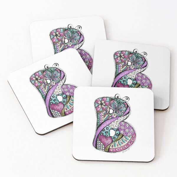 Item preview, Doodle Art Letter B designed and sold by LanieJAndCo.