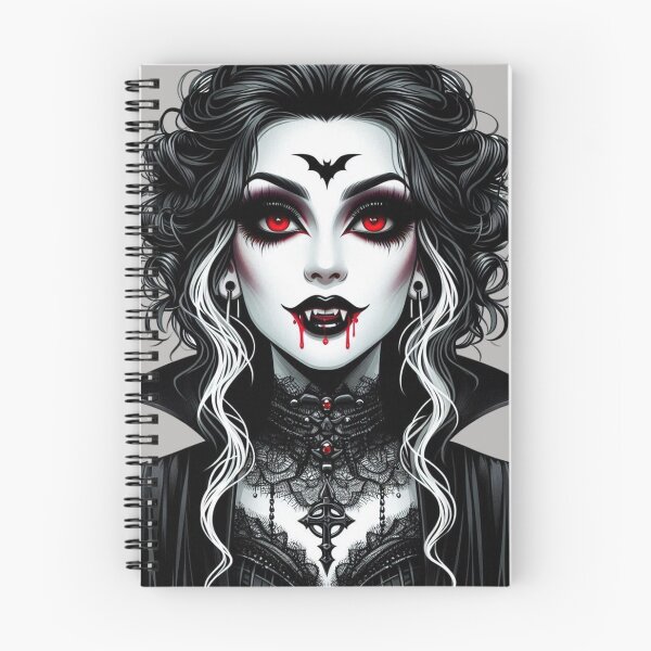 Item preview, Vampire woman with blood on her lips designed and sold by DarkWitch03.