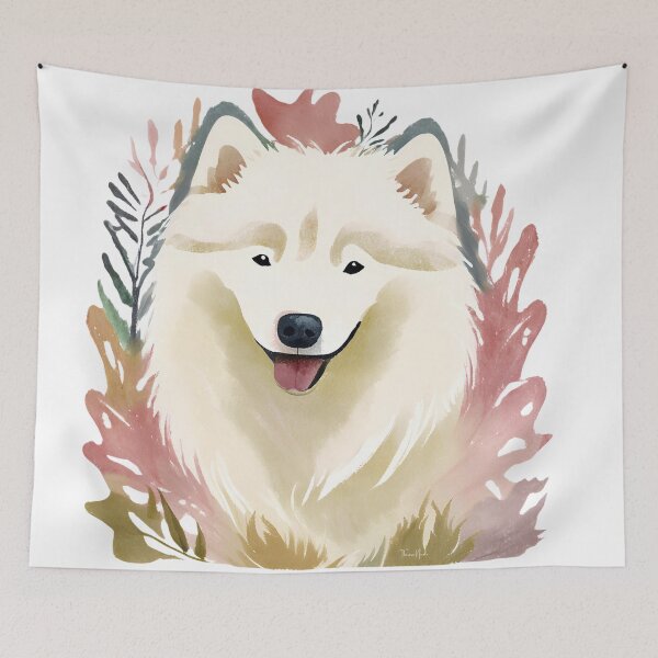 Item preview, Watercolour Samoyed designed and sold by TheresaNicole.