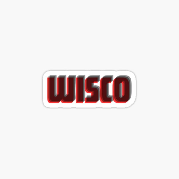 Vista previa del artículo con la obra «Arte rojo y negro de Wisconsin», diseñado y vendido por WISCO SHOP.