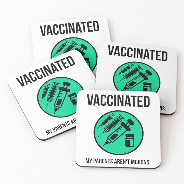 Item preview, Vaccinated my parents aren’t morons  designed and sold by Rachel the Artist .