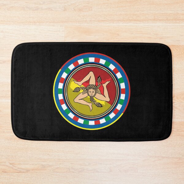 Item preview, Sicilia bandiera Sicily flag coat of arms designed and sold by studioss76.