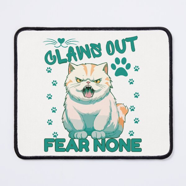 Item preview, badass cat Claws Out, Fear None! designed and sold by lino4king.