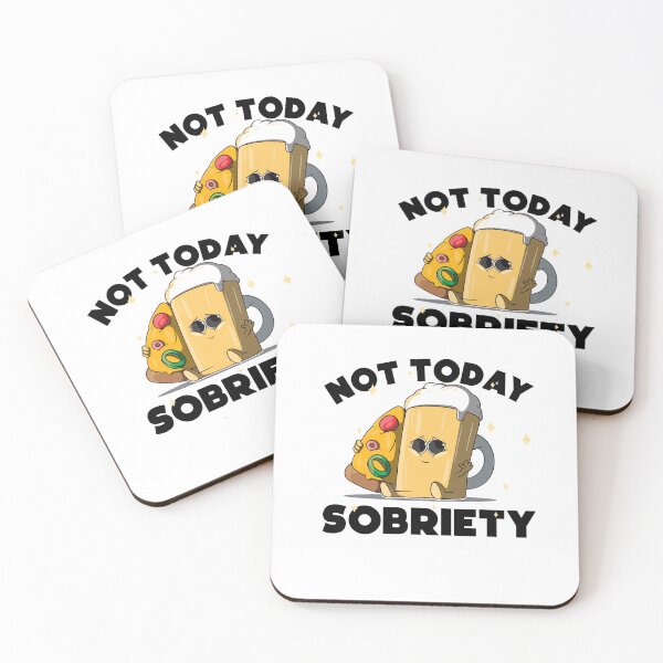 Item preview, Not today sobriety - tipsy beer designed and sold by messy-nessie.