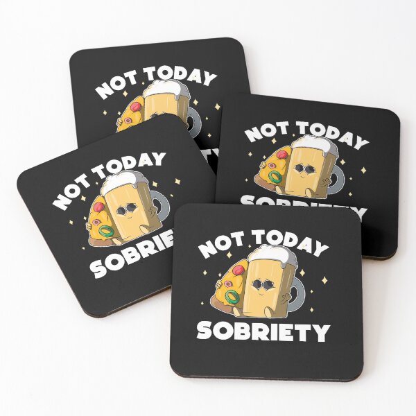 Item preview, Not today sobriety - tipsy beer designed and sold by messy-nessie.