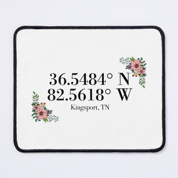 Item preview, Kingsport, TN Coordinates designed and sold by mynameisliana.