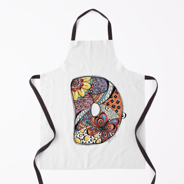Item preview, Doodle Art Letter D designed and sold by LanieJAndCo.