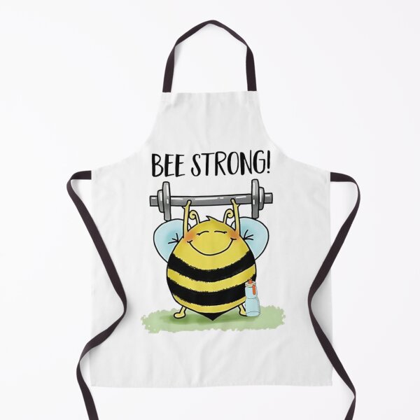Item preview, Bee Strong - Funny Fitness Saying designed and sold by Vicky021.