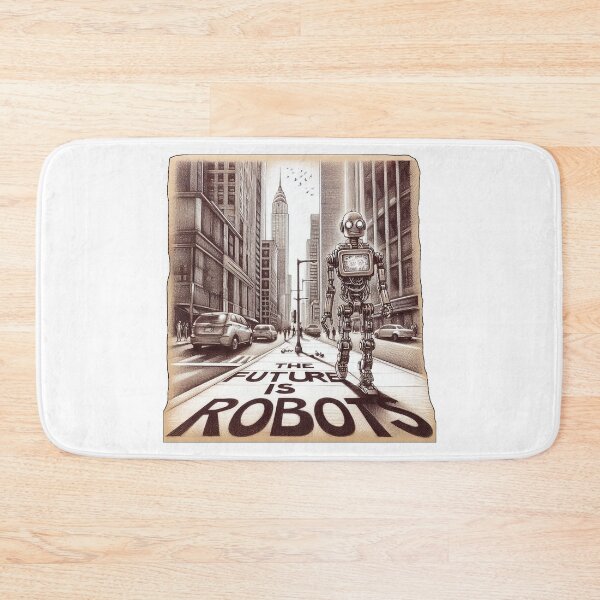 Item preview, The Future is Robots designed and sold by Tenpaces.
