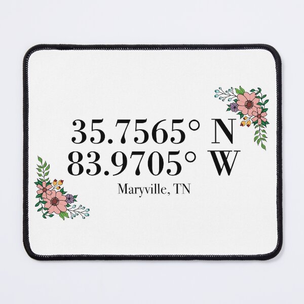 Item preview, Maryville, TN Coordinates designed and sold by mynameisliana.