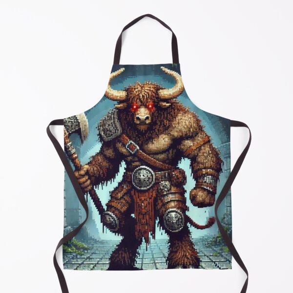 Item preview, A Minotaur - 16 Bits designed and sold by DarkEchoDesigns.