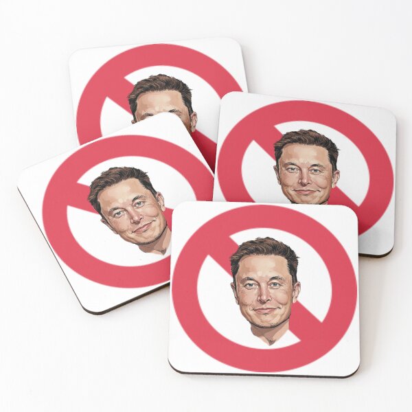 Item preview, Elon Musk No Sign designed and sold by Pattern Unhinged.