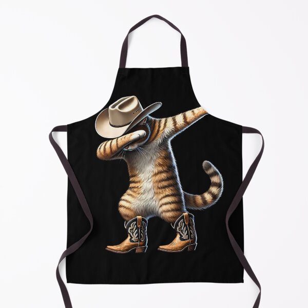 Item preview, Funny Dabbing Cat Cowgirl Western Country Kitten Lover designed and sold by Kimberley King Art King Art.