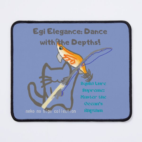 Item preview, Neko no Hige Collection: Fishing – Mastering Egi! designed and sold by nanaronnicoron.