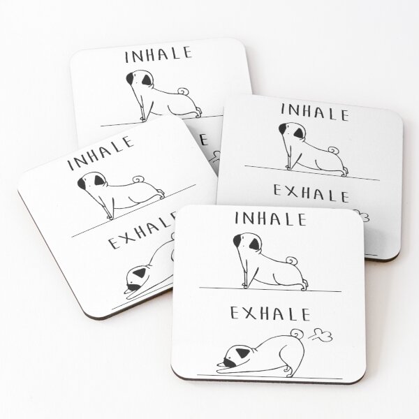 Item preview, Inhale Exhale - Hilarious Yoga Dog designed and sold by Vicky021.
