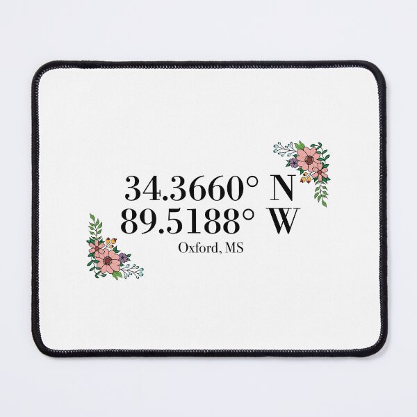Item preview, Oxford, MS Coordinates designed and sold by mynameisliana.