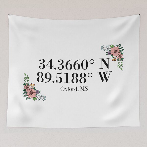 Item preview, Oxford, MS Coordinates designed and sold by mynameisliana.