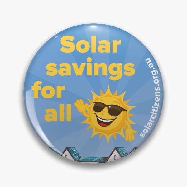 Item preview, Solar Savings for all pinbadge designed and sold by SolarCitizens.