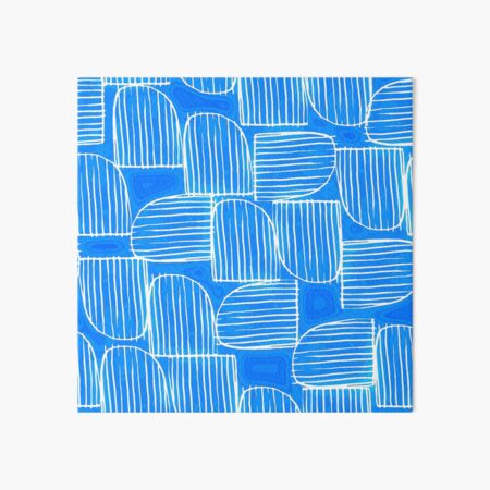 Item preview, Blue And White Mid-Century Modern Abstract Designs designed and sold by DEC02.