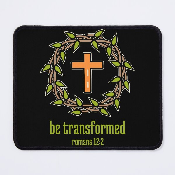 Item preview, Be Transformed Cross Wreath Romans 12:2 designed and sold by Rsn4AllSeasons.