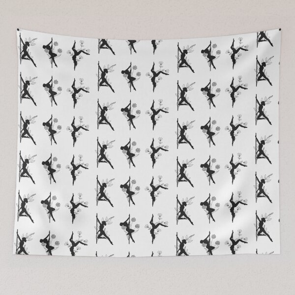 Item preview, Pole dancing fitness floral flower design designed and sold by LissandraAnn.
