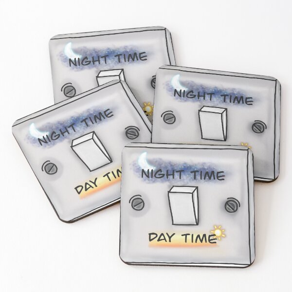 Item preview, Night Time - Day Time Light Switch designed and sold by madworld123.